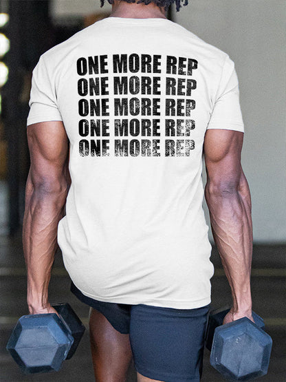 One More Rep Printed Men's T-shirt