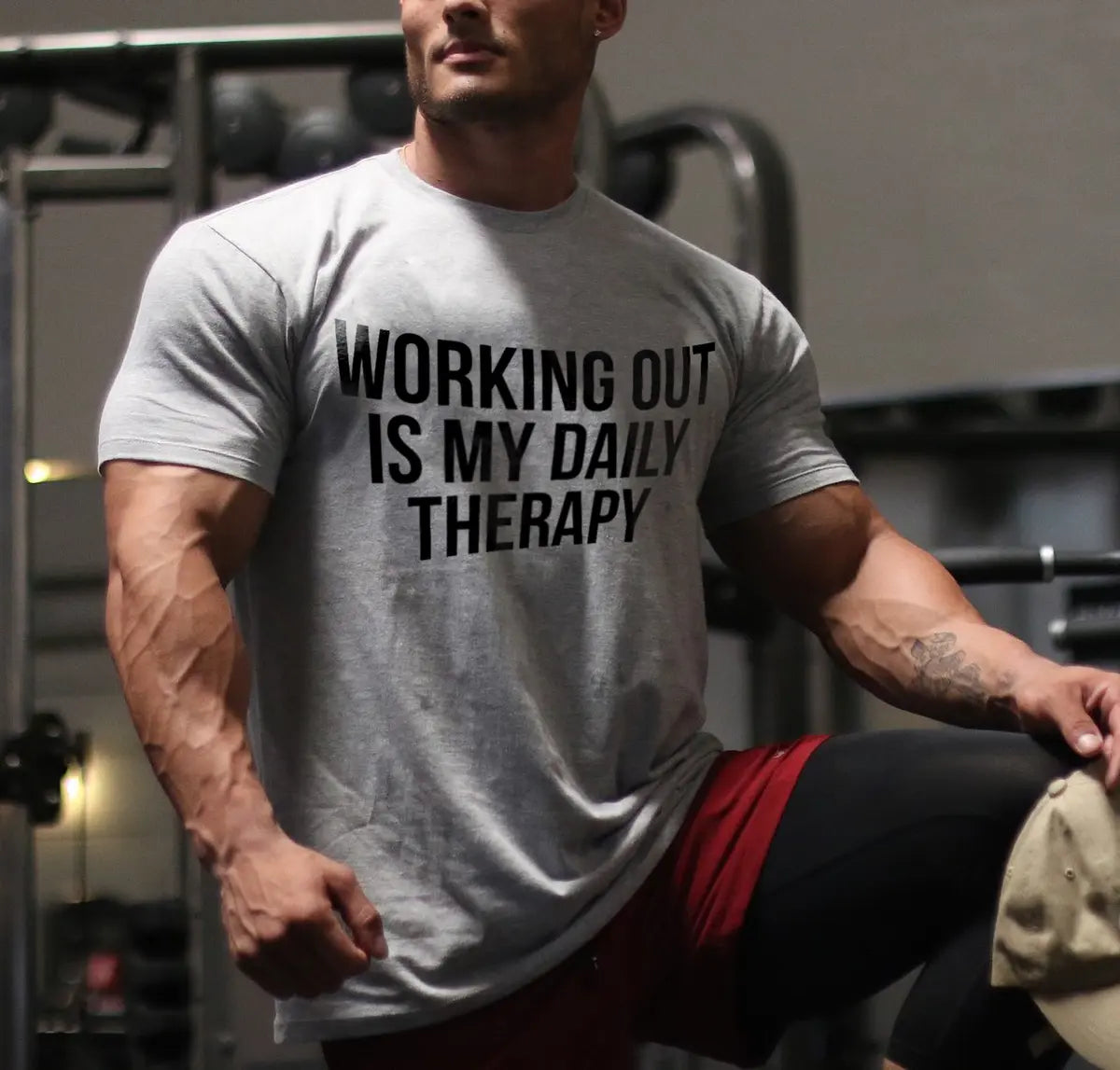 Working out Print Men's T-shirt