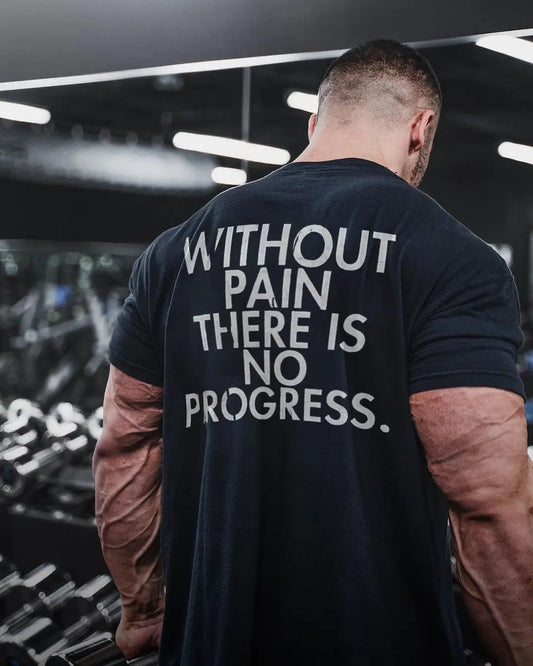 Without plan.There is no progress  Print Men's T-shirt