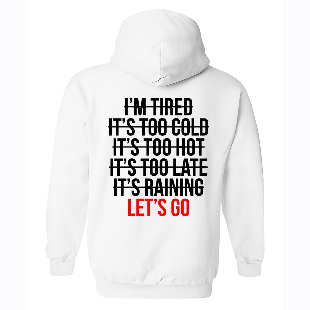 Let's Go Printed Casual Hoodie