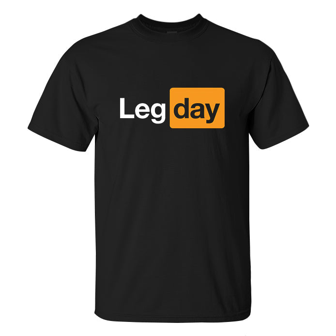 Leg Day Printed Men's T-shirt