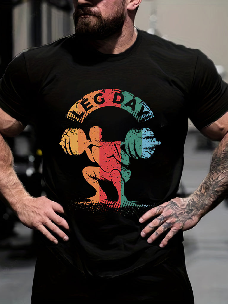 Leg Day Printed Men's T-shirt