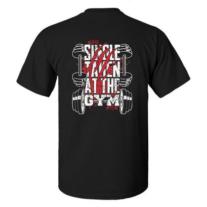 At The Gym Printed Men's T-shirt