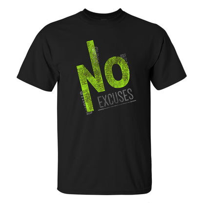 No Excuses Printed Men's T-shirt