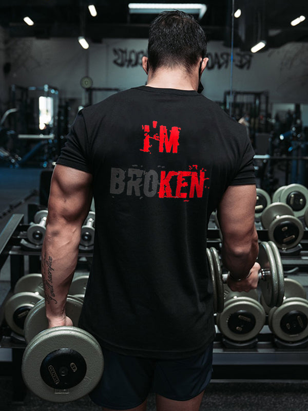 I'm Broken Printed Men's T-shirt