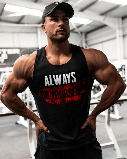 Always be yourself Printed Men's Vest