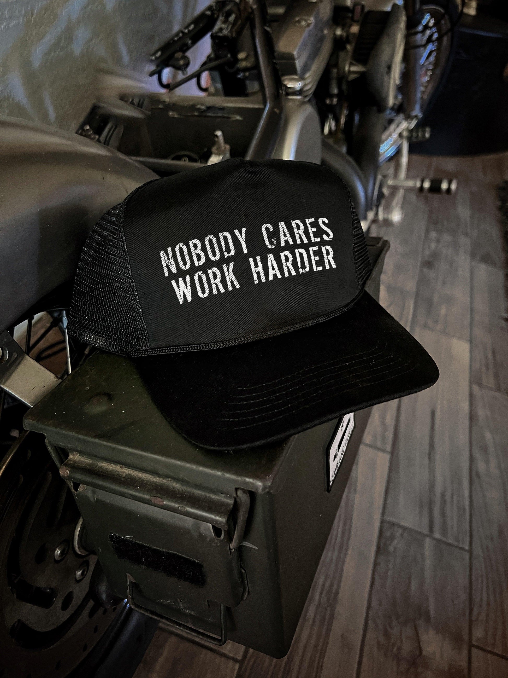 Outdoor Nobody Cares Work Harder Baseball Cap