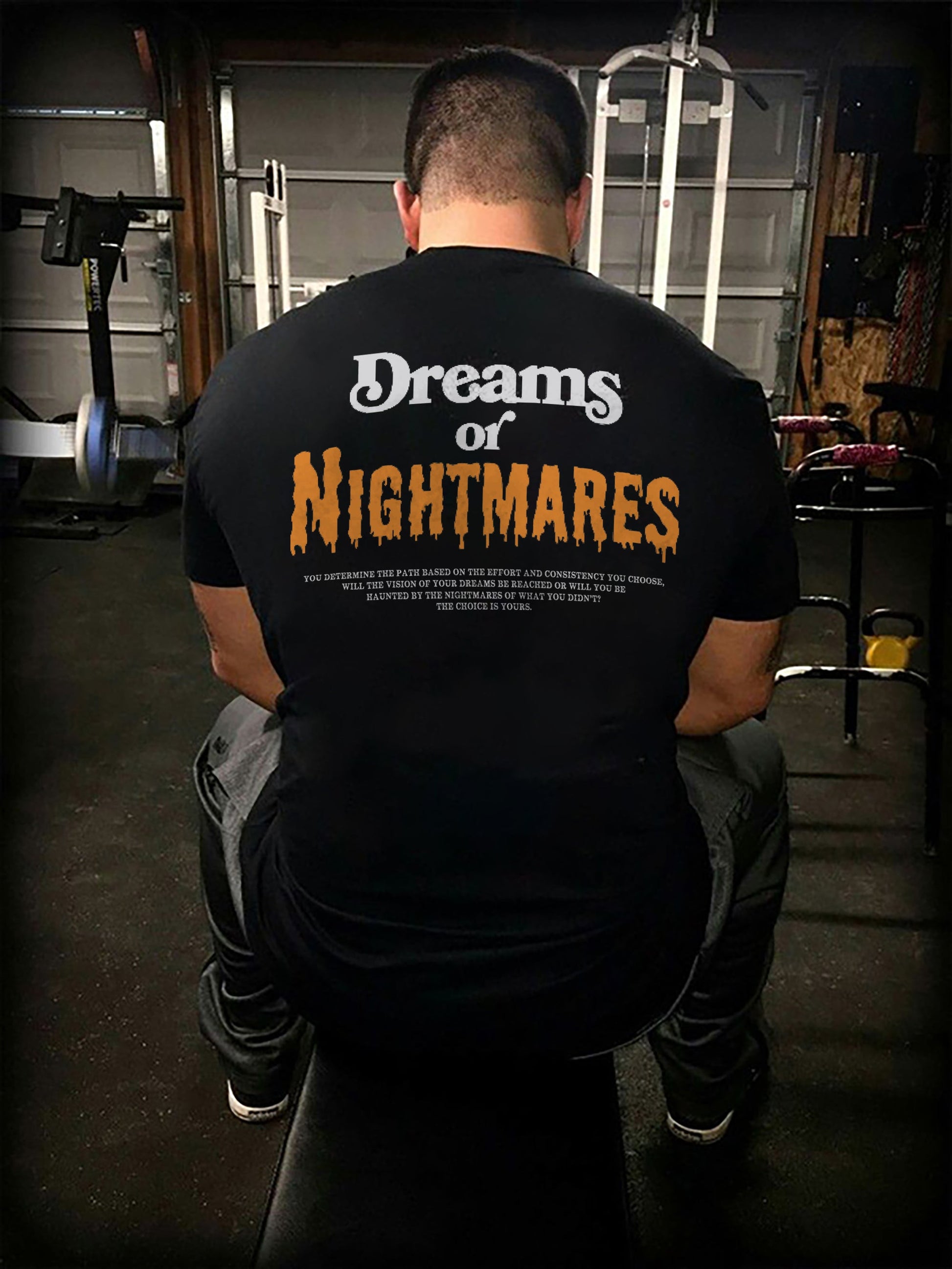 Dreams Or Nightmares Printed Men's T-shirt