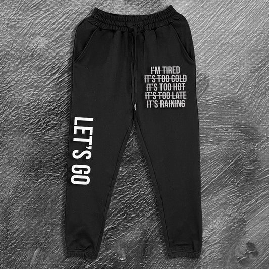 Let's Go Print Men's Sweatpants