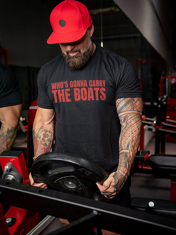 Who's Gonna Carry The Boats Printed Men's T-shirt