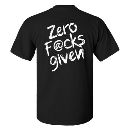 Zero F**Ks Given Printed Men's T-shirt