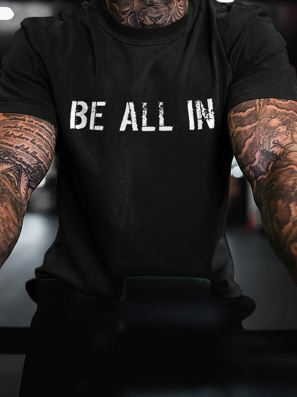 Be All In Printed Men's T-shirt