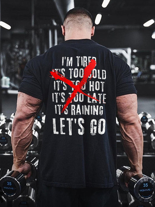 Let's Go Printed Men's T-shirt