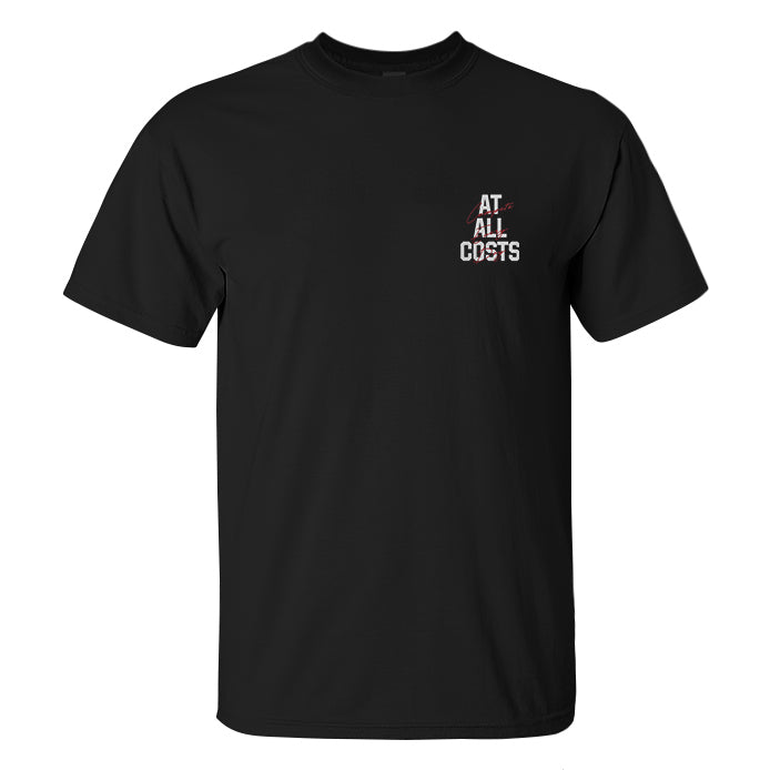 At All Costs Printed Men's T-shirt