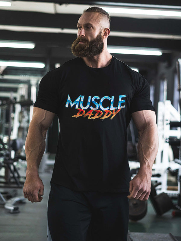 Muscle Daddy Printed Men's T-shirt