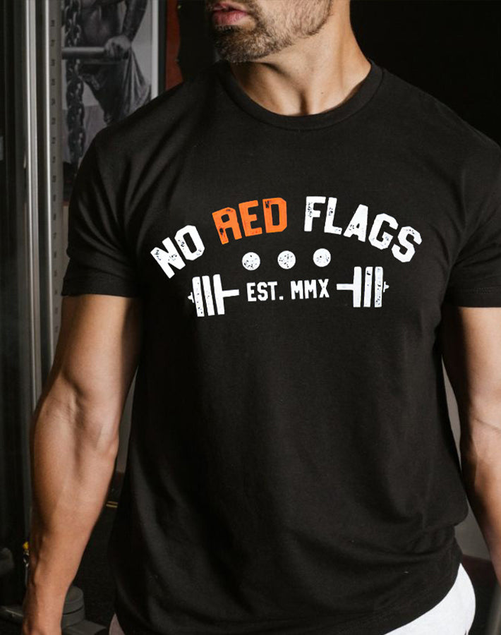 No Red Flags Printed Men's T-shirt