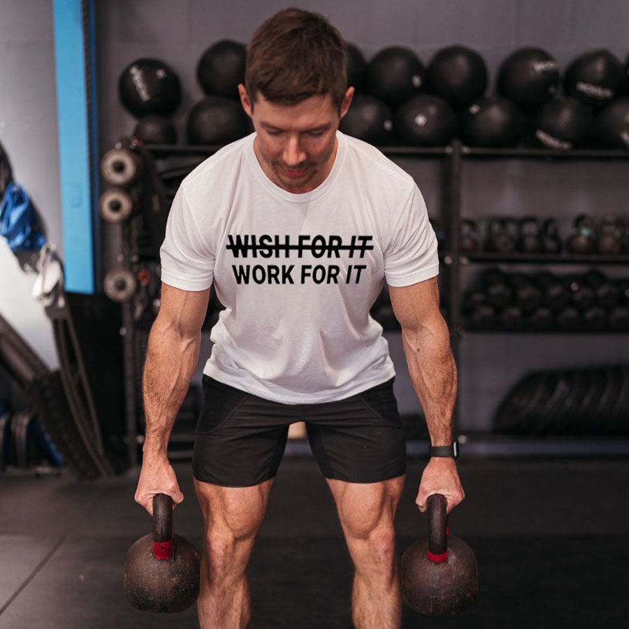 Work For It Printed Men's T-shirt