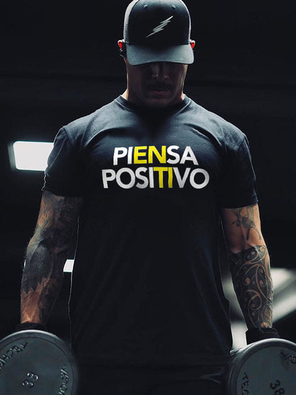 Piensa Positivo Printed Men's T-shirt