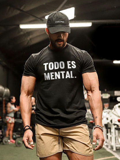 Todo Es Mental Printed Men's T-shirt