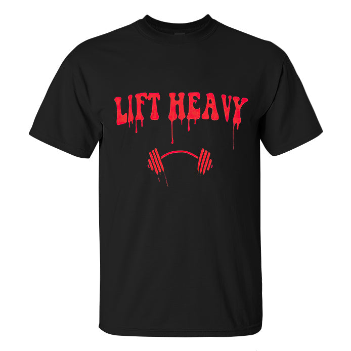 Lift Heavy Printed Men's T-shirt