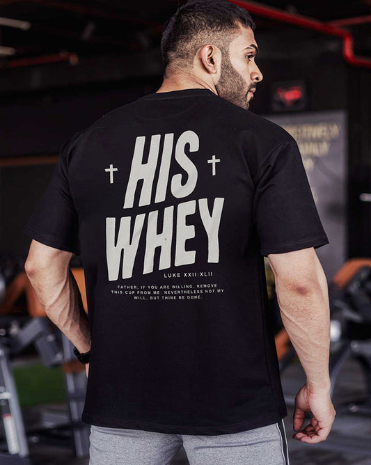 His Whey Printed Men's T-shirt