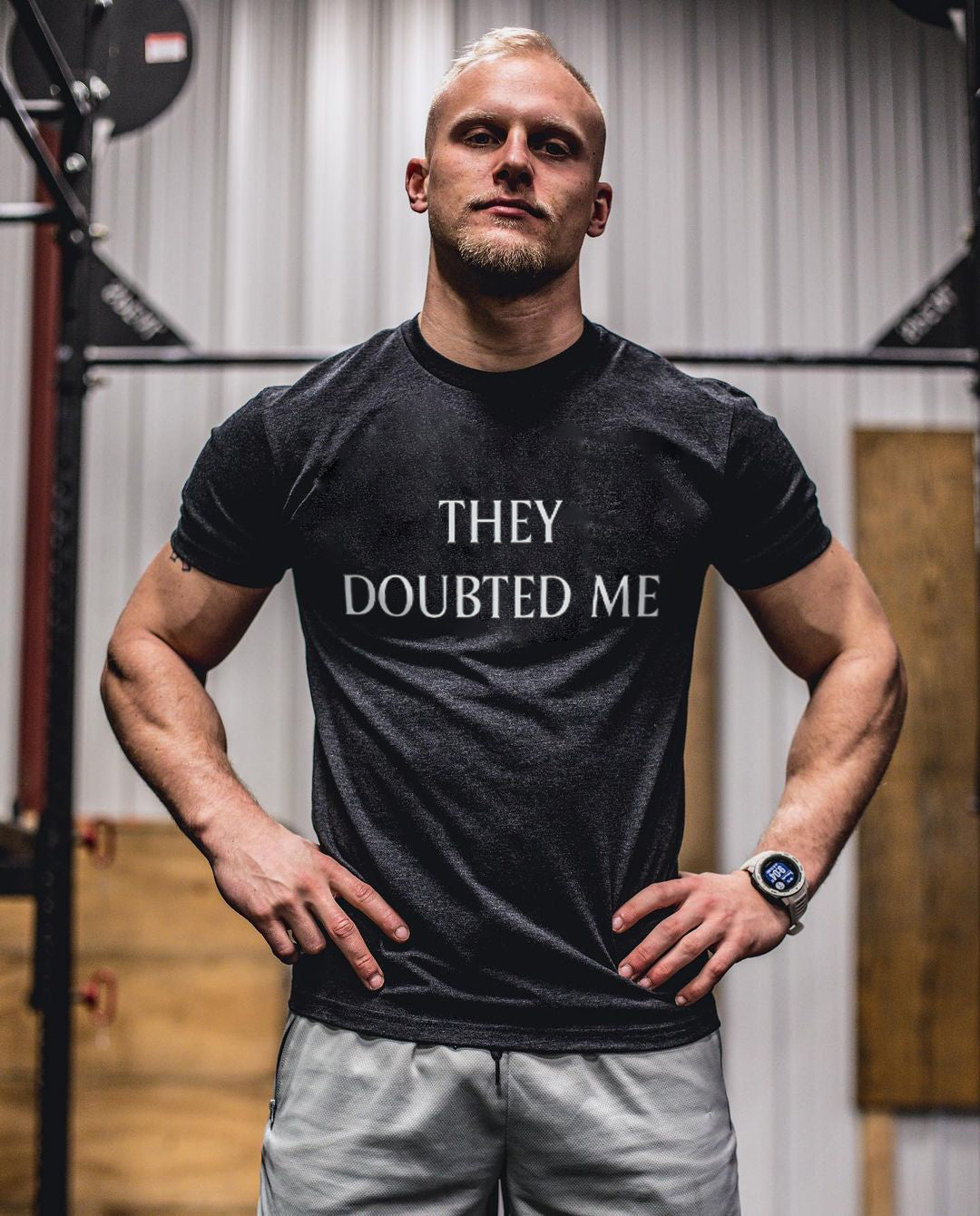 They Doubted Me Printed Men's T-shirt