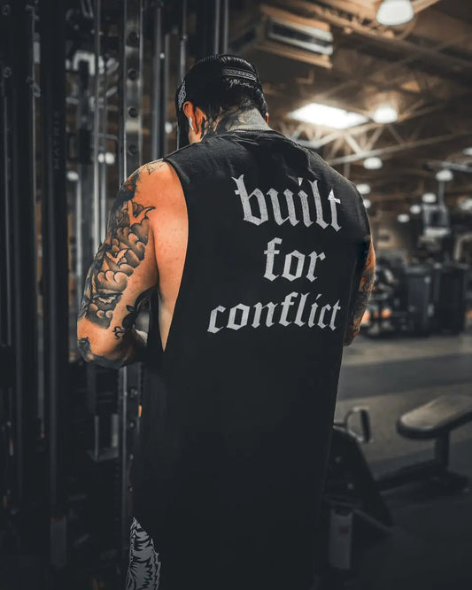 Built for conflict Printed Men's Vest