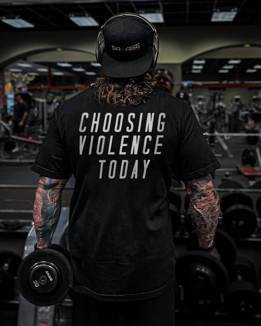 Choosing Violence Today Printed Men's T-shirt