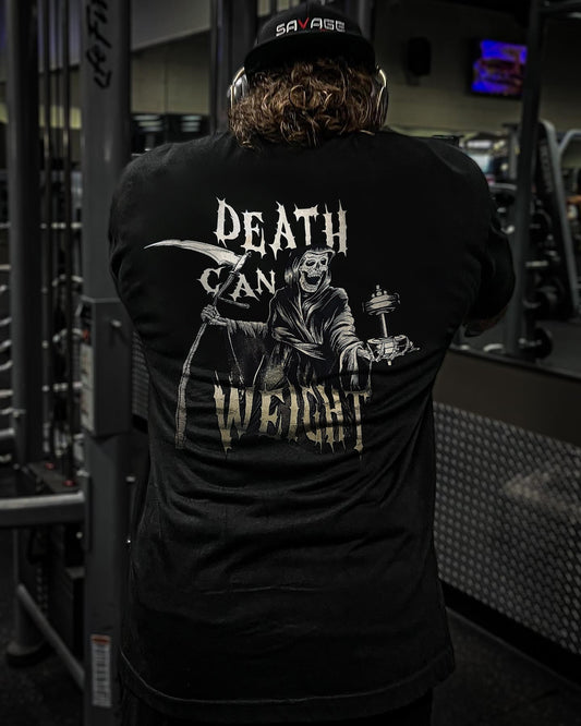 Death Can Weight Printed Men's T-shirt