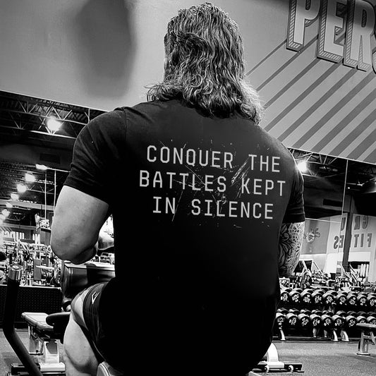 Conquer The Battles Kept In Silence Printed Men's Vest