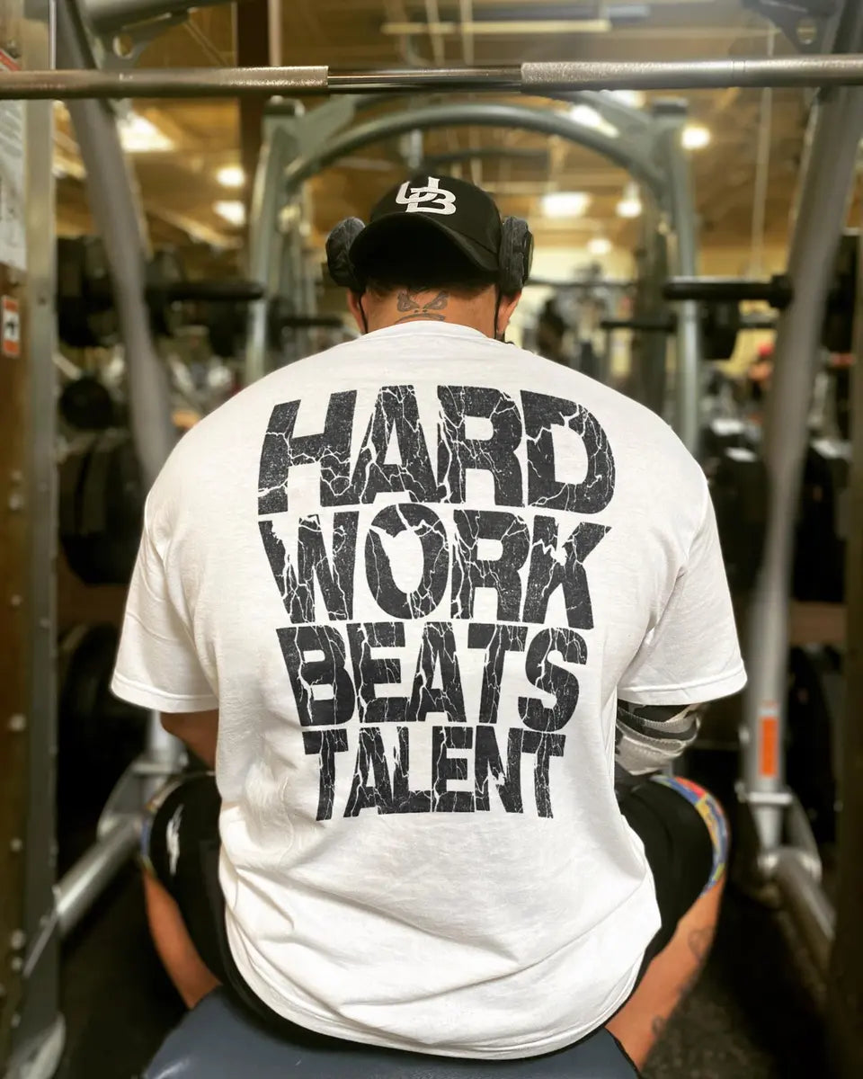 Hard work beats talent   Print Men's T-shirt