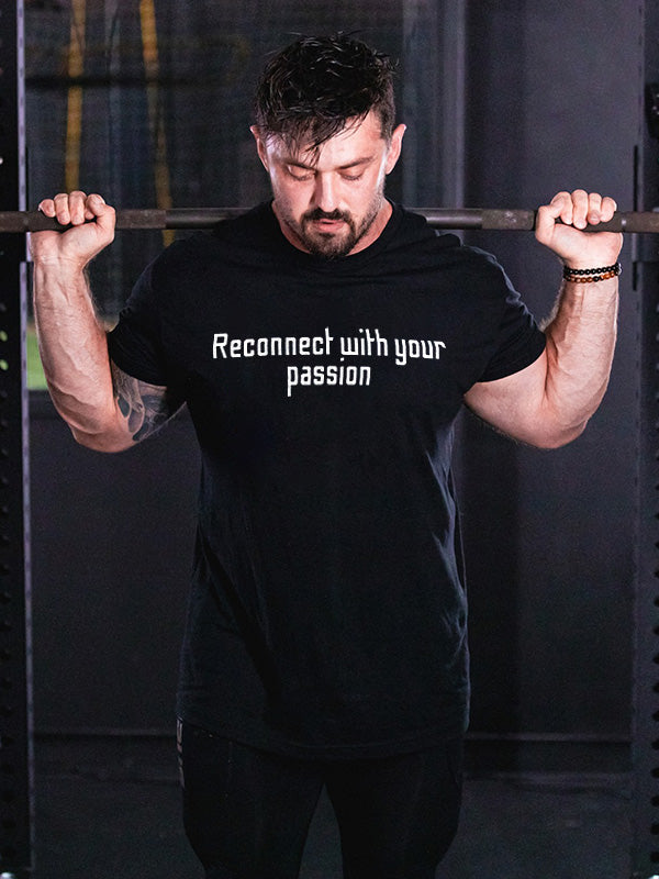 Reconnect With Your Passion Printed Men's T-shirt