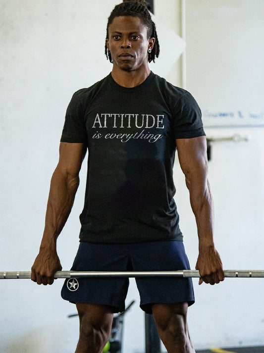 Attitude Is Everything Printed Men's T-shirts