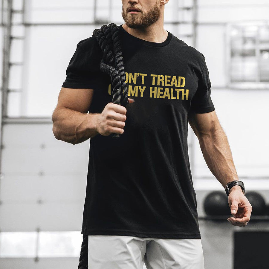 Don't Tread On My Health Printed Men's T-shirt