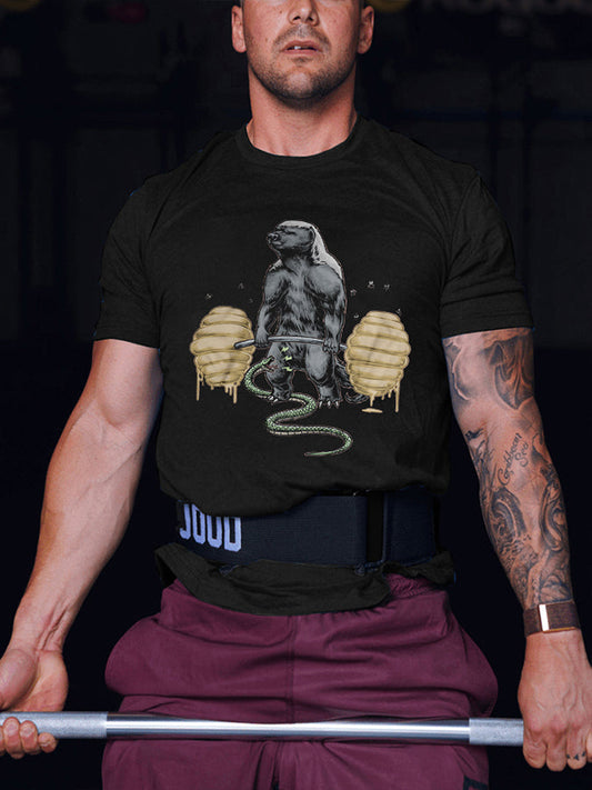 Weightlifting Printed Men's T-shir