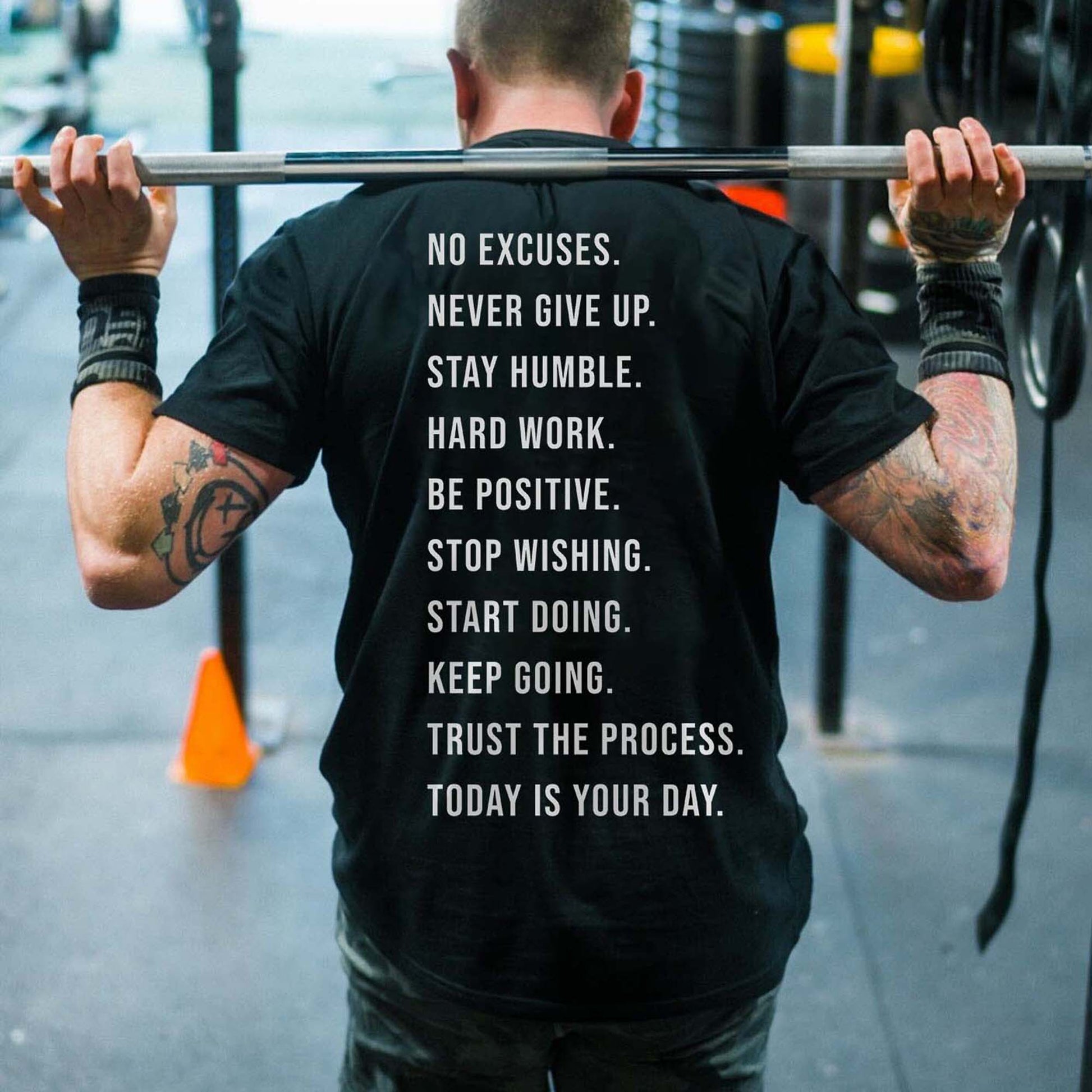 No Excuses Printed Men's T-shirt