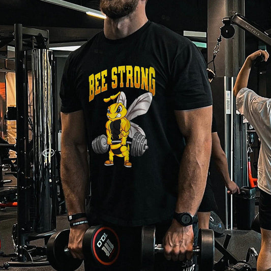 Bee Strong Printed Men's T-shirt