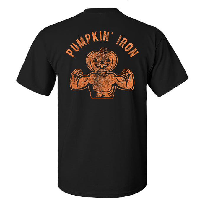 Pumpkin' Iron Printed Men's T-shirt