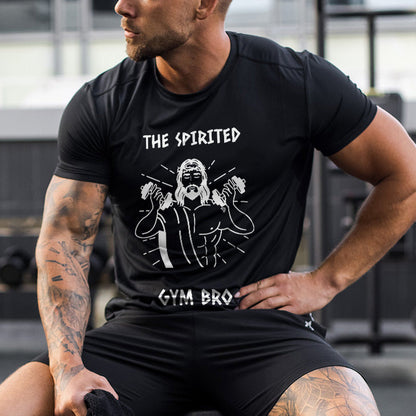 The Spirited Gym Printed Men's T-Shirt