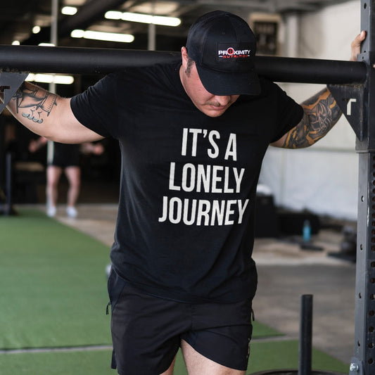 It's A Lonely Journey Printed Men's T-Shirt