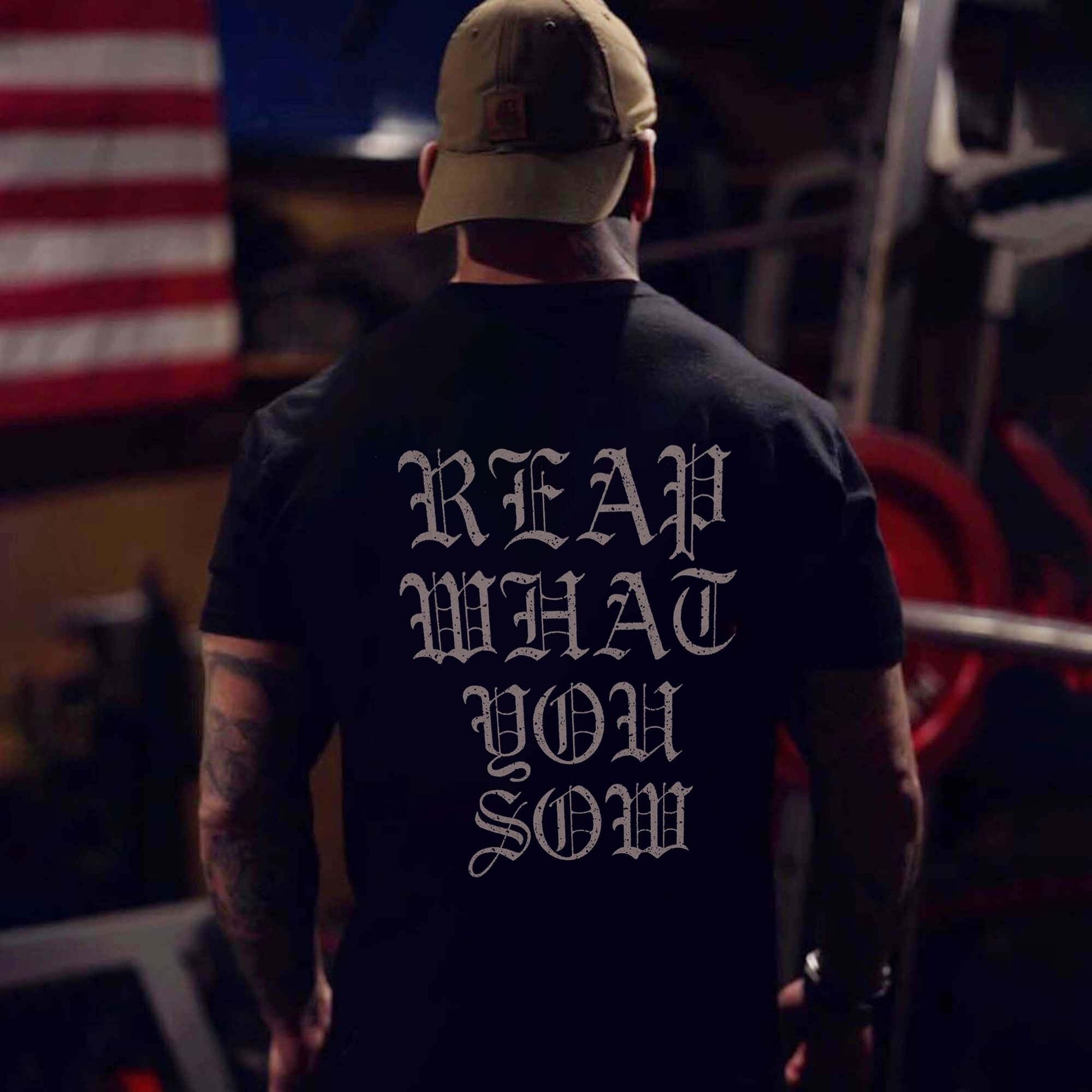 Reap What You Sow Printed Men's T-shirt