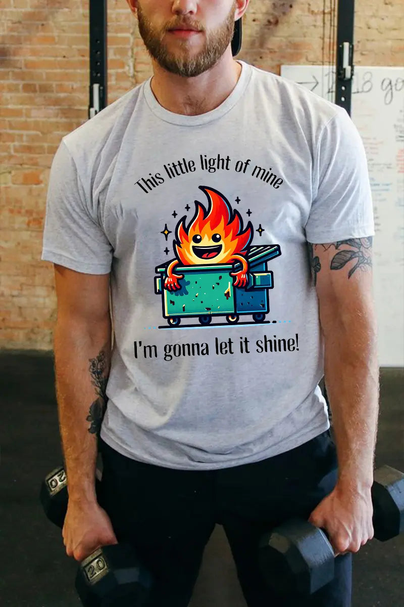 This Little Light Of Mine Printed Men's T-shirt