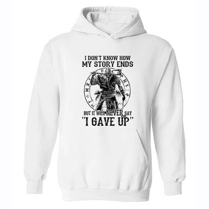 I Don't Know How My Stroy Ends Printed Men's Hoodie