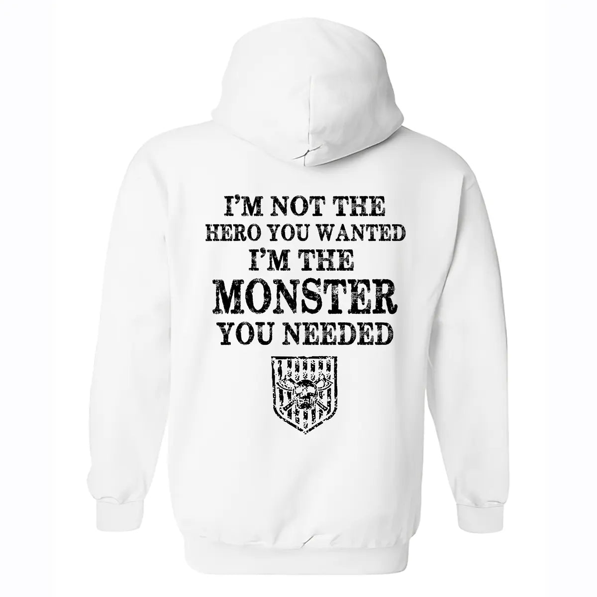 I'm Not The Hero You Wanted Printed Men's Hoodie