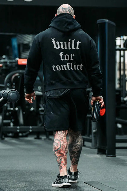 Built for conflict  Printed Men's Hoodie