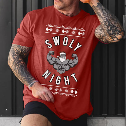 Swoly Night Printed Men's T-shirt