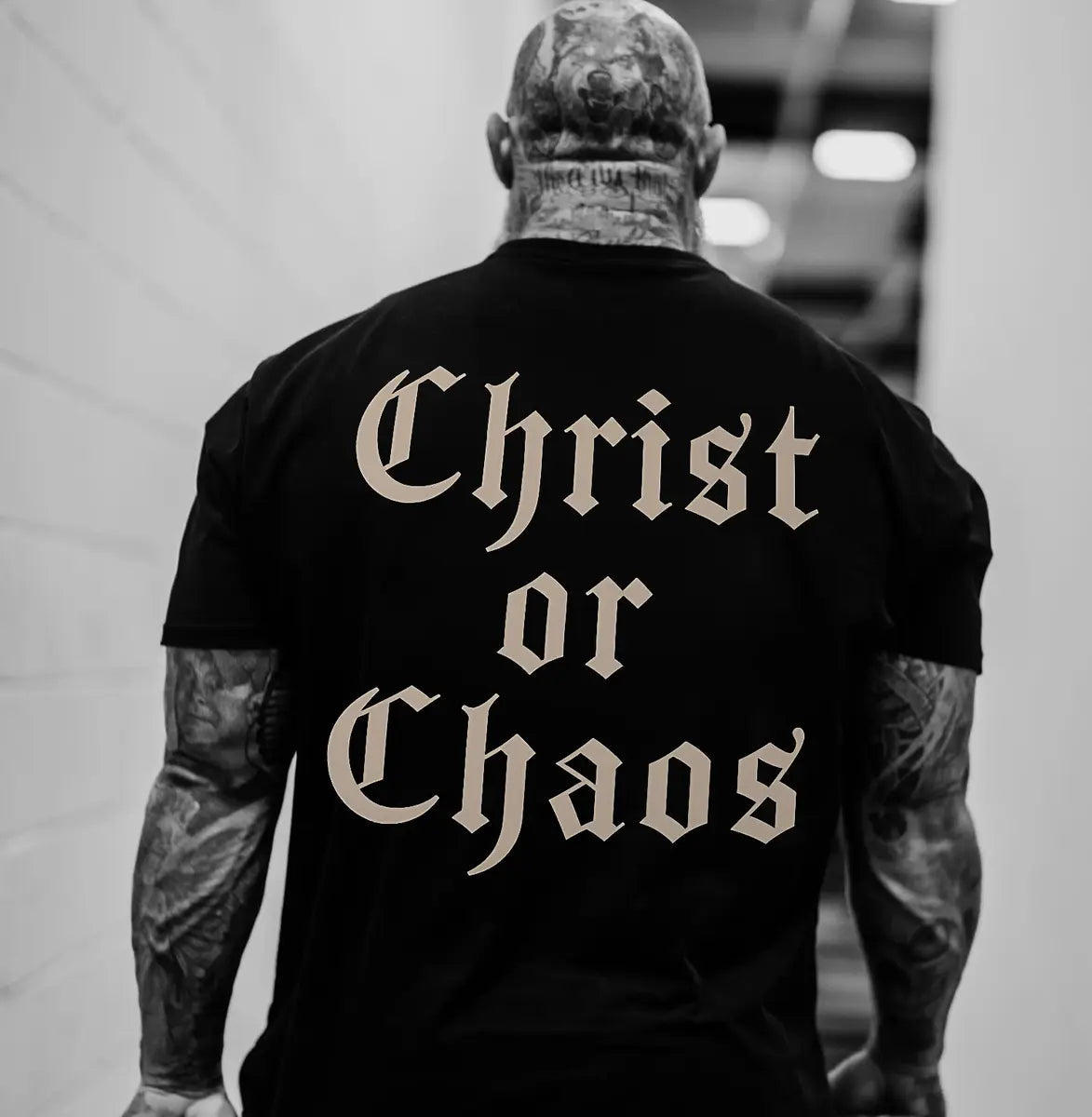 Christ Or Chaos Printed Men's T-shirt