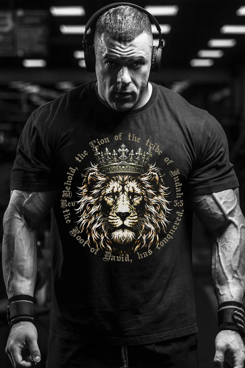 Lion of Judah Printed Men's T-shirt