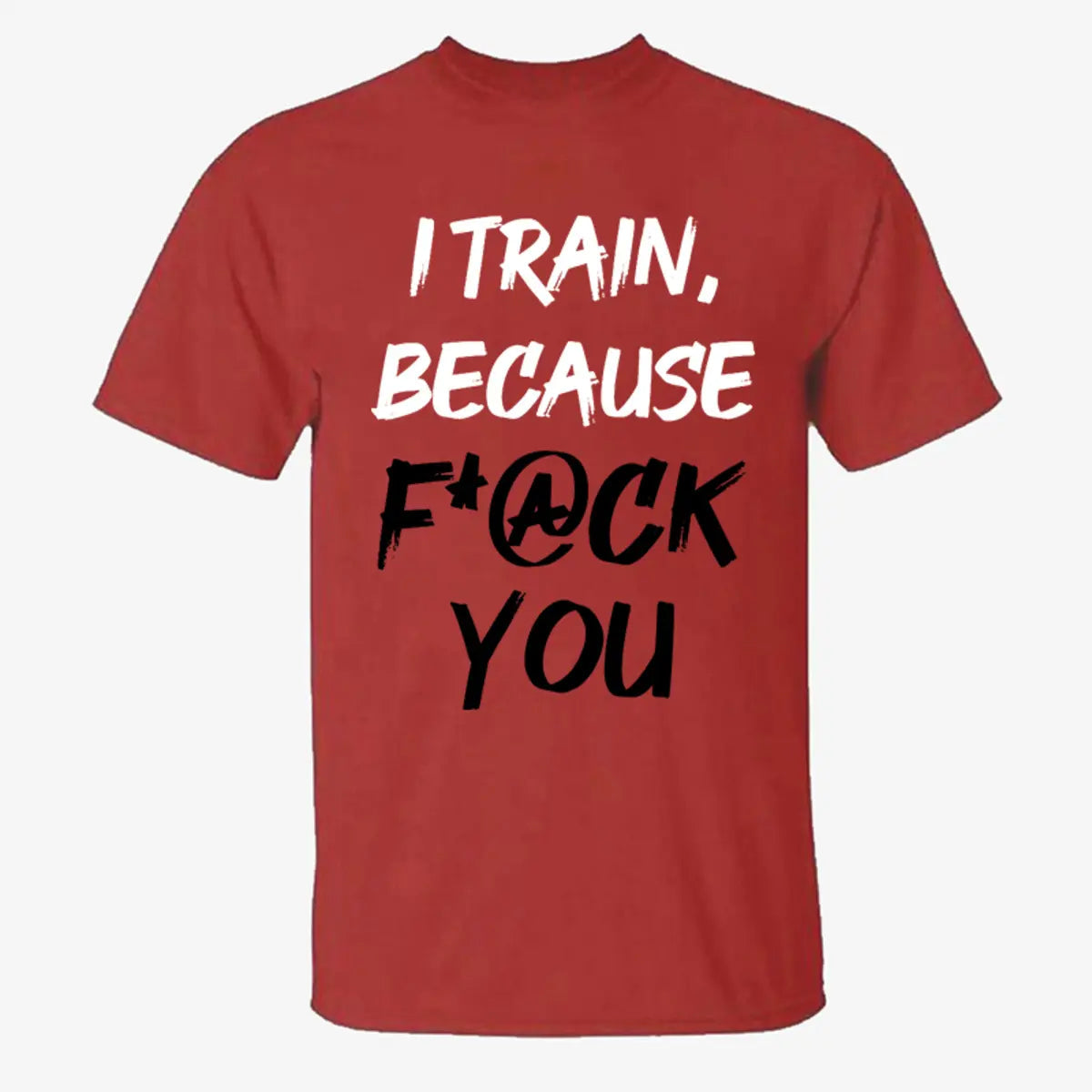 I Train ,Because F*ck You   Printed Casual Men's T-shirt