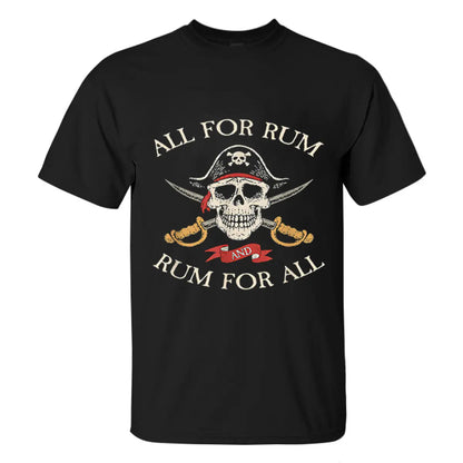 Viking All For Rum Rum For All Printed Men's T-shirt